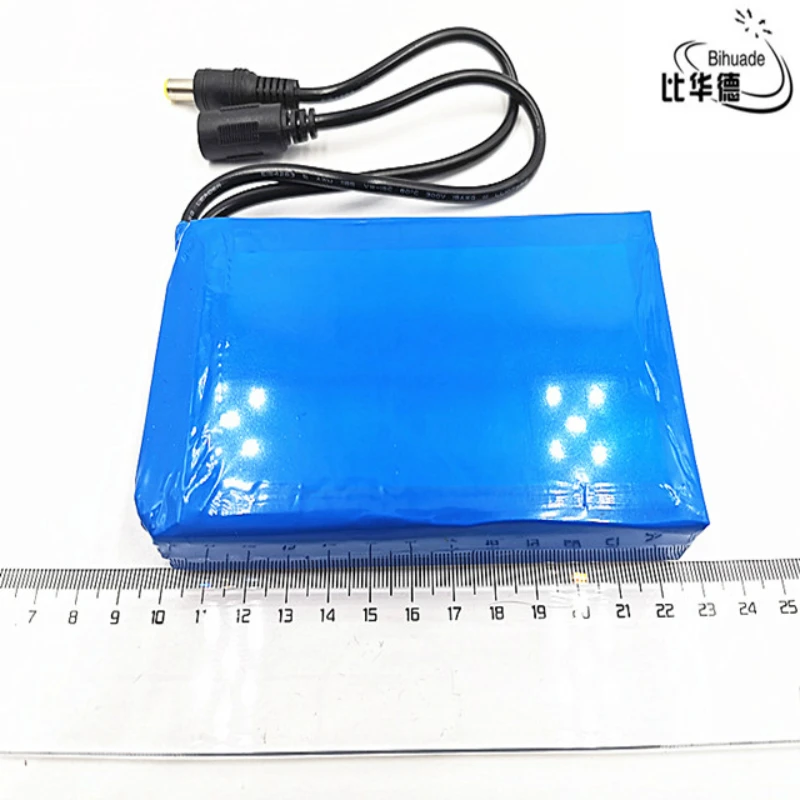 12V 8000mah литиевая батарея перезаряжаемая DC Батарея полимерная для монитора мотор