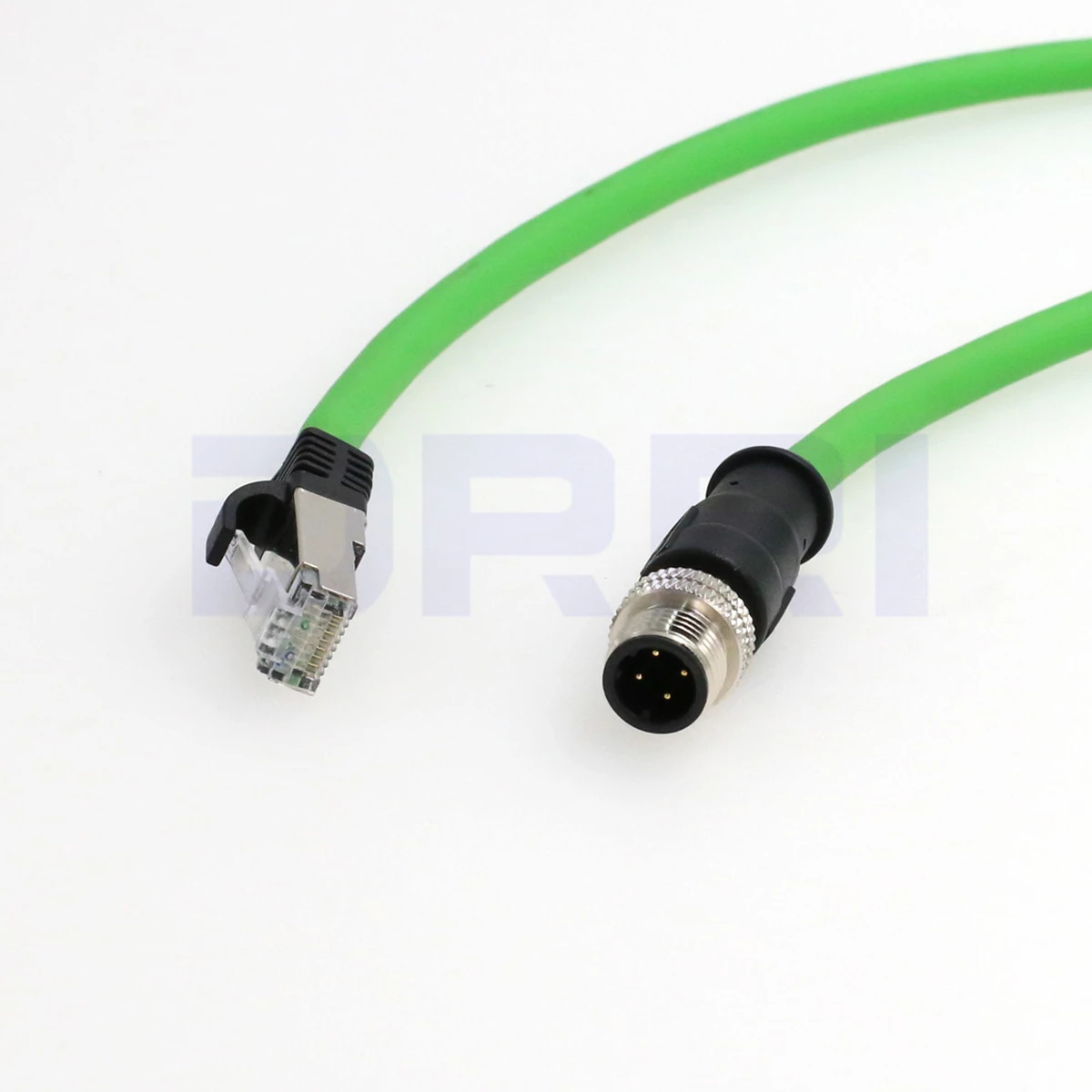 M12 4 контактный d код Мужской RJ45 водонепроницаемый Ethernet экранированный кабель для