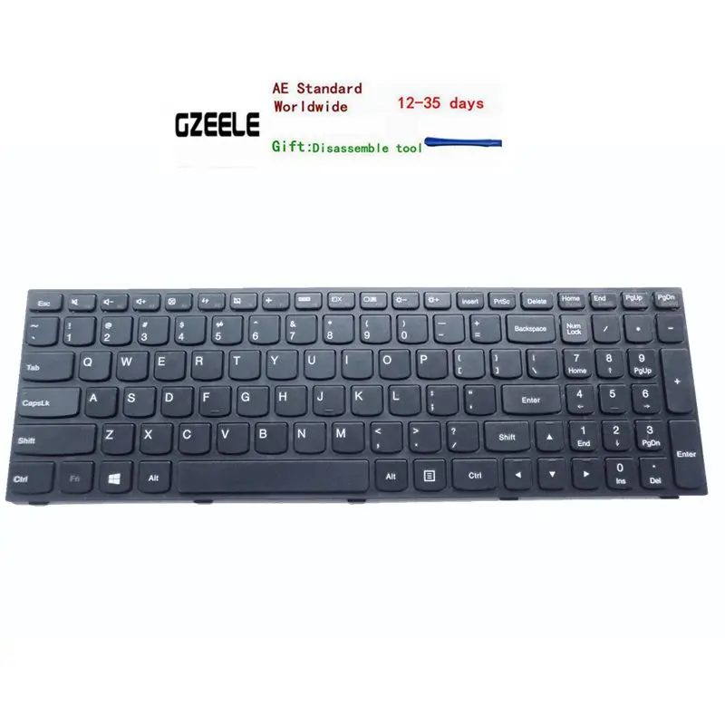 Английская черная клавиатура для Lenovo B50 80 HSW 80LT 80EW 80LV BDW G5135 G51 35|Клавиатуры замены| |