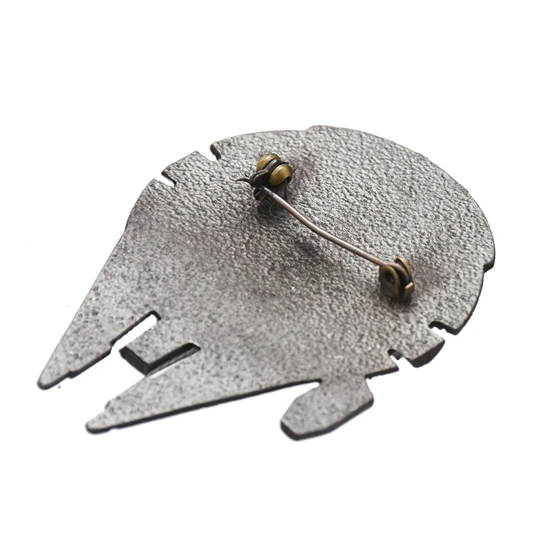 Звездные войны, броши на булавке, Millenium Falcon, космический корабль, форма, броши, Значки для женщин и мужчин, модные, космические, на лацкане, ювелирное изделие
