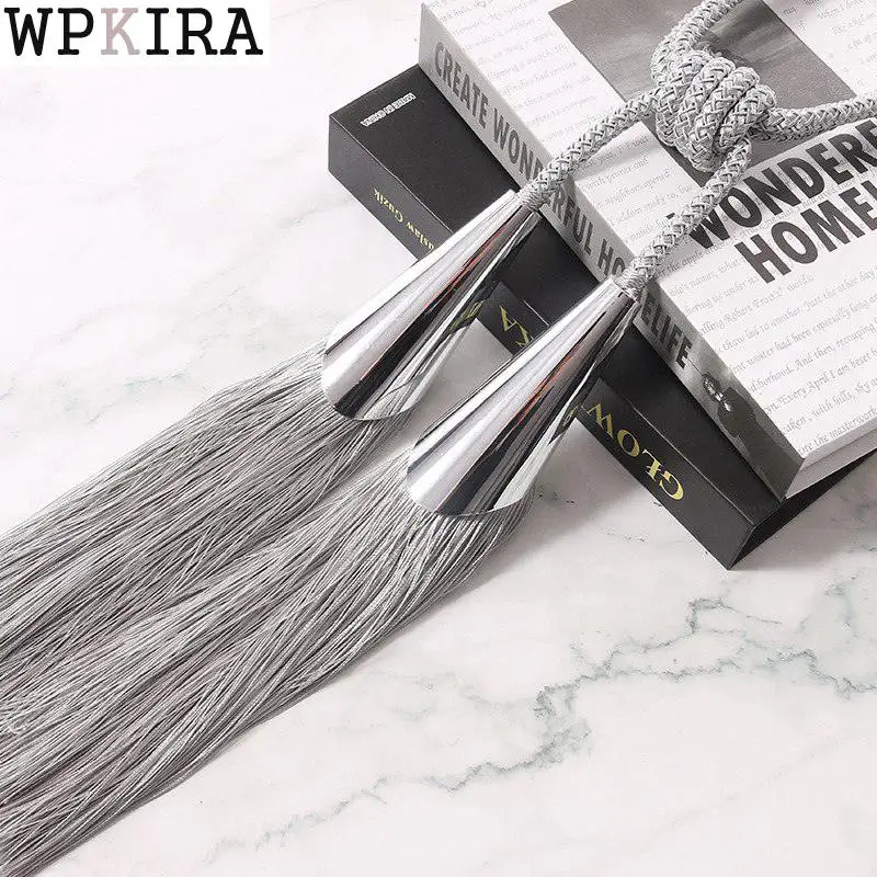 2 шт./пара щетка для занавесок подхваты штор с бахромой кисточками на ремне