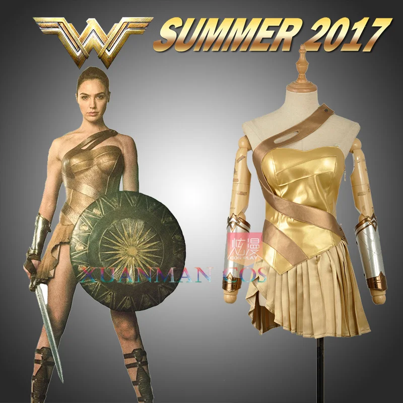 Костюм для косплея из фильма Бэтмен против Супермена: Dawn of Justice Wonder Woman Пляжное