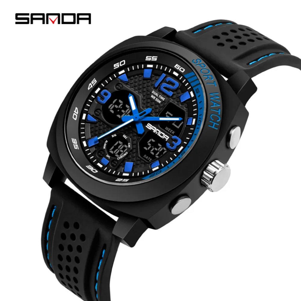Мужские модные часы, роскошный бренд, reloj, новые часы, Hour relogio, Saat, часы, мужские часы, женские, montre homme, relogio, цифровые# F
