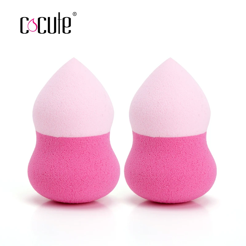 Cocute девушка подарок 1 шт. макияж основа губка с ручкой косметическая пуховка пудра гладкая Капля воды Puff beauty esponja