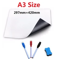 soft magnetic whiteboard fridge magnetic white board marker magnets writing board drawing board dry eraser notice memo pad board