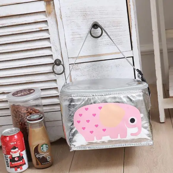 6L мультфильм шаблон обед мешок изоляции Термальность Еда сумка для Для женщин