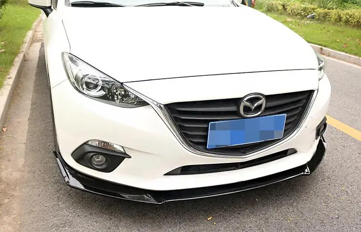 Для MAZDA 3 Axela ABS защита выхлопного отверстия заднего бампера для- Axela набор бампер задняя Передняя Лопата задний спойлер