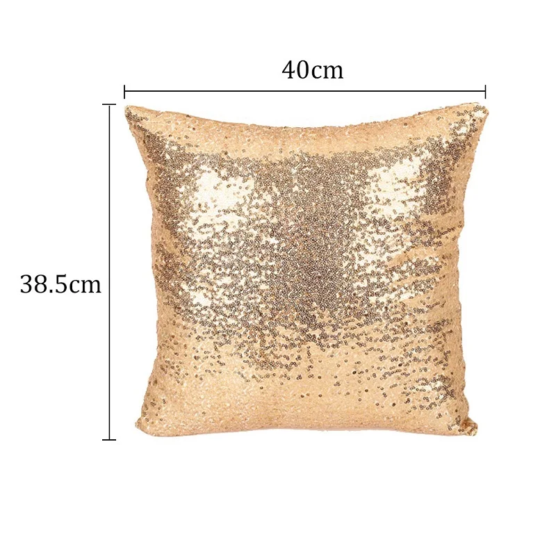 Высококачественная желтая диванная Подушка на молнии из химического волокна с