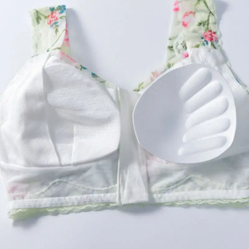 Удобный беспроводной дышащий бюстгальтер Женский Регулируемый на молнии