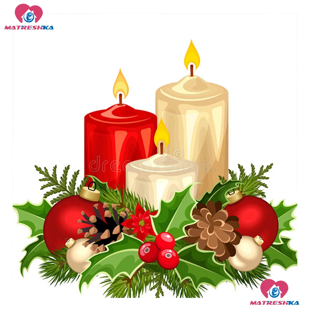 Алмазная картина kerstkaarten 5D сделай сам полный квадратный круглый камень бусина