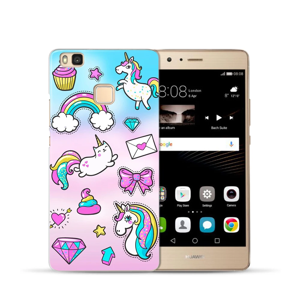 Чехол VIYISI для Huawei P20 Lite Pro P8 P9 2017 2016 P10 Plus Honor 6A 6X 9 с милым животным p8 p9 p10 p20 lite pro |