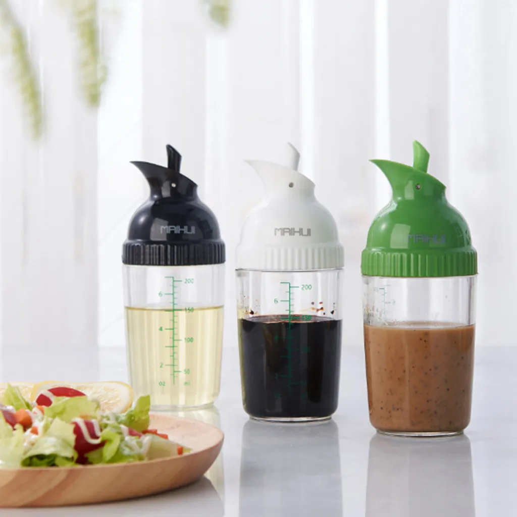 Edible oil soy sauce vinegar wine seasoning Spice bottle Oil Dispenser Accessory Condiment Portable Soy Sauce Jar Pot J03