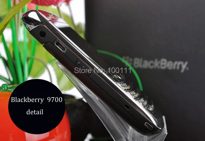 /Восстановленный Blackberry 9700 Bold мобильный телефон GSM/WCDMA QWERTY клавиатура 3.2MP камера