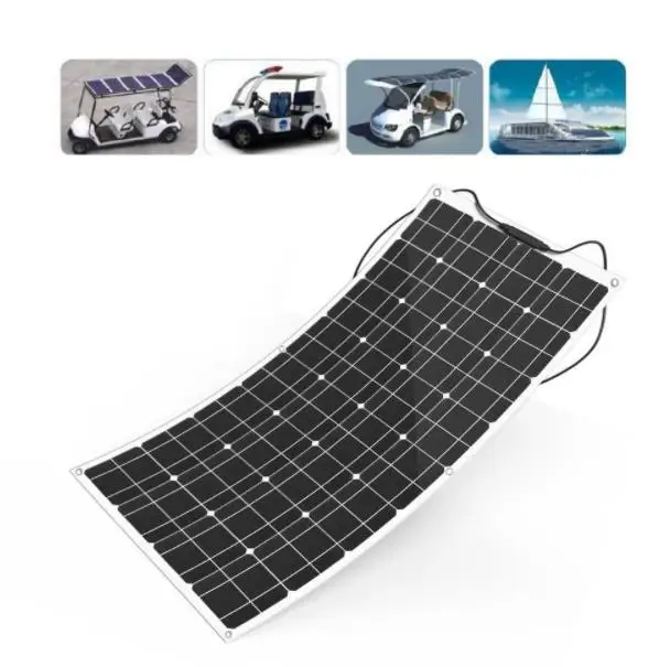 Специально изготовленная 100 Вт полугибкая солнечная панель для обеспечения