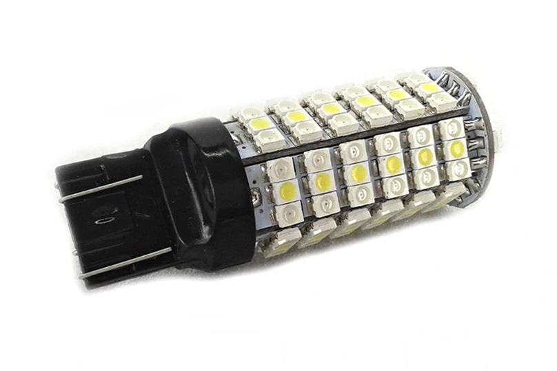 Автомобильный мигающий 1 пара T20 7443 W21 WY21W 7444 120SMD 3528 светодиодный задний сигнал