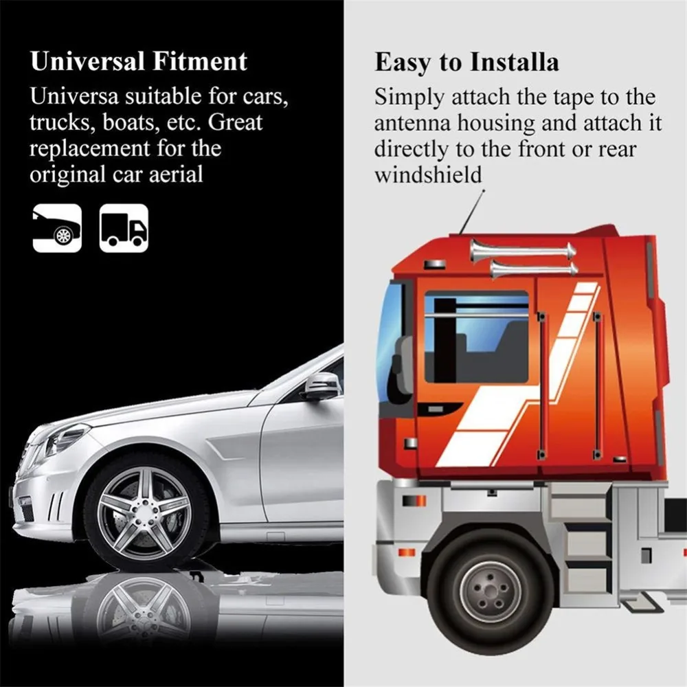 Автомобильная радиоантенна Универсальный FM радио антенна патч Антенна для
