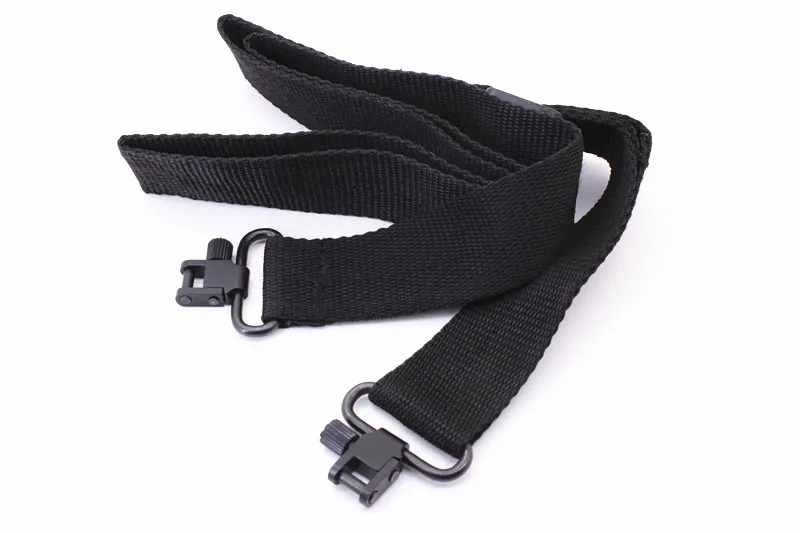 

Black Braid Gun Slings Gun Belt Narrow Goods Gun belts / with 2pcs 1.25" Gun sling swivels
