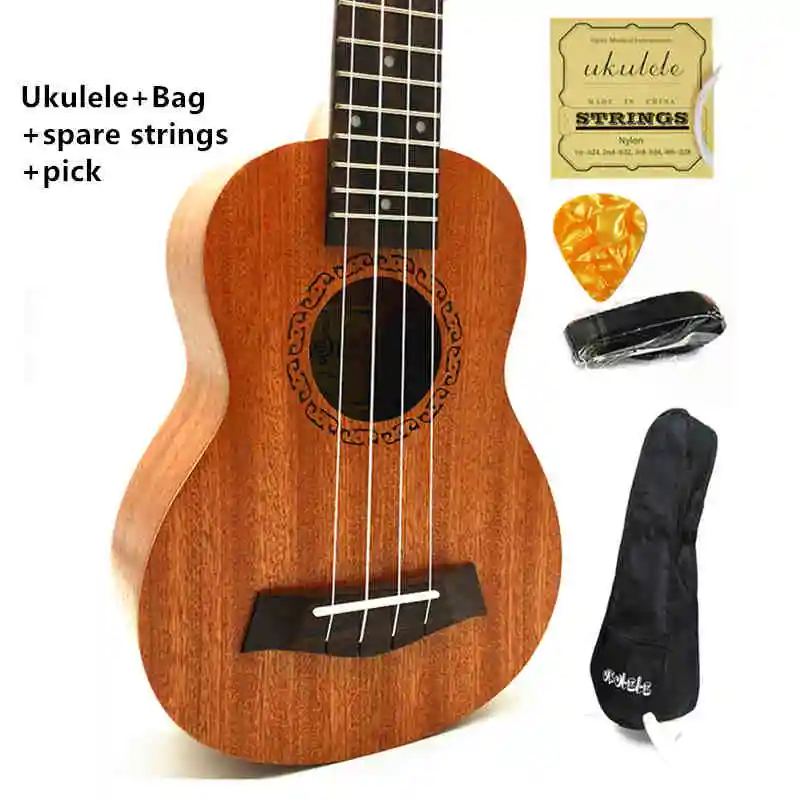 Ukulele D set SevenAngel Акция укулеле концертная сопрано Тенор укулеле мини Гавайская Акустическая гитара электрическая гитара кавацинхо - Цвет: Ukulele D set