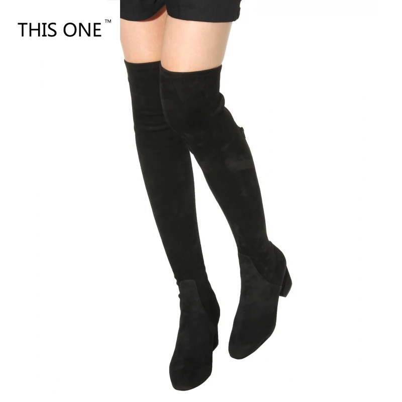 Новая женская обувь из лакированной кожи на высоком толстом каблуке 4 см замшевые