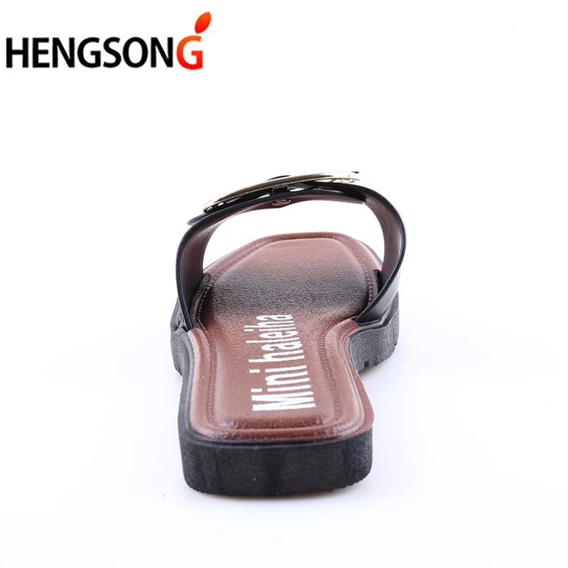 HENGSONG/летние пляжные шлепанцы на плоской подошве Вьетнамки Chanclas нескользящая