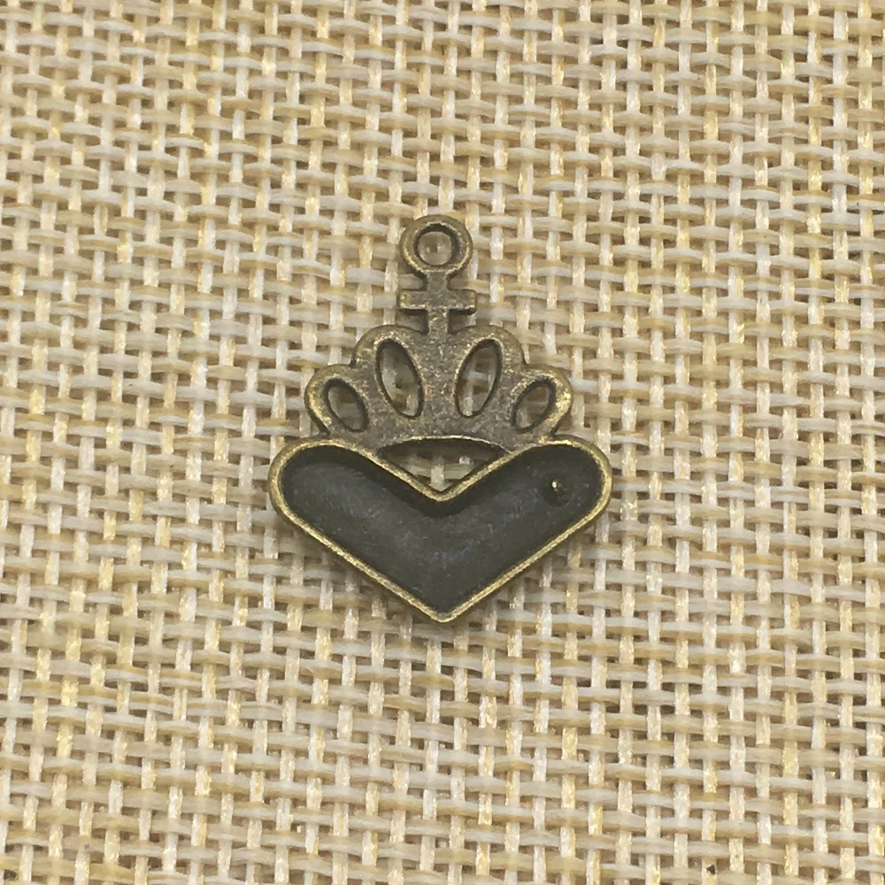 50 шт. фотообои с рисунком короны и сердца|charms antique|heart charmcharms antique bronze |