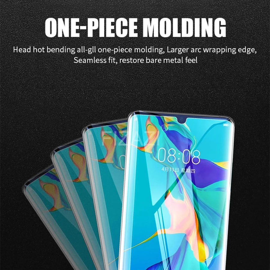 3D изогнутое УФ жидкое закаленное стекло Защита для экрана Huawei Mate 20 P20 P30 Pro Lite Nano