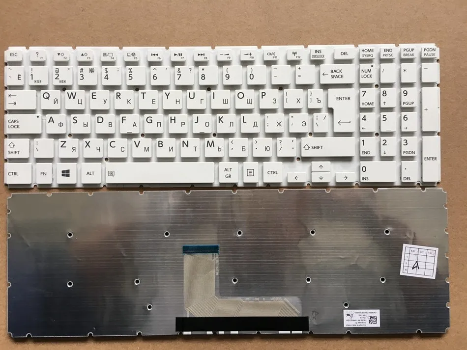Новая русская белая клавиатура для Toshiba Satellite L50 B L55 L55DT S50 B|for toshiba|toshiba satellite