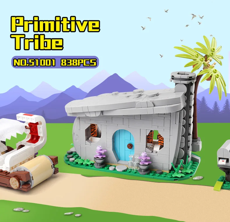 51001 Flintstones коллекционные игрушки с 21316 моделями строительные блоки кирпичи развивающие игрушки рождественские подарки