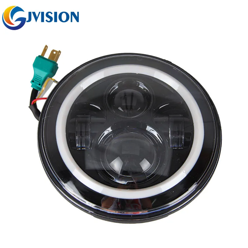 Налобный фонарь с проектором черный Головной кольцом ангела 7 дюймов лампа DRL