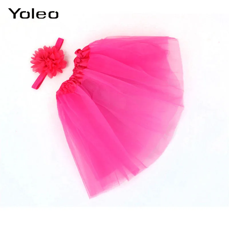 Новорожденный ребенок одежда для девочек юбка с повязкой на голову цветком