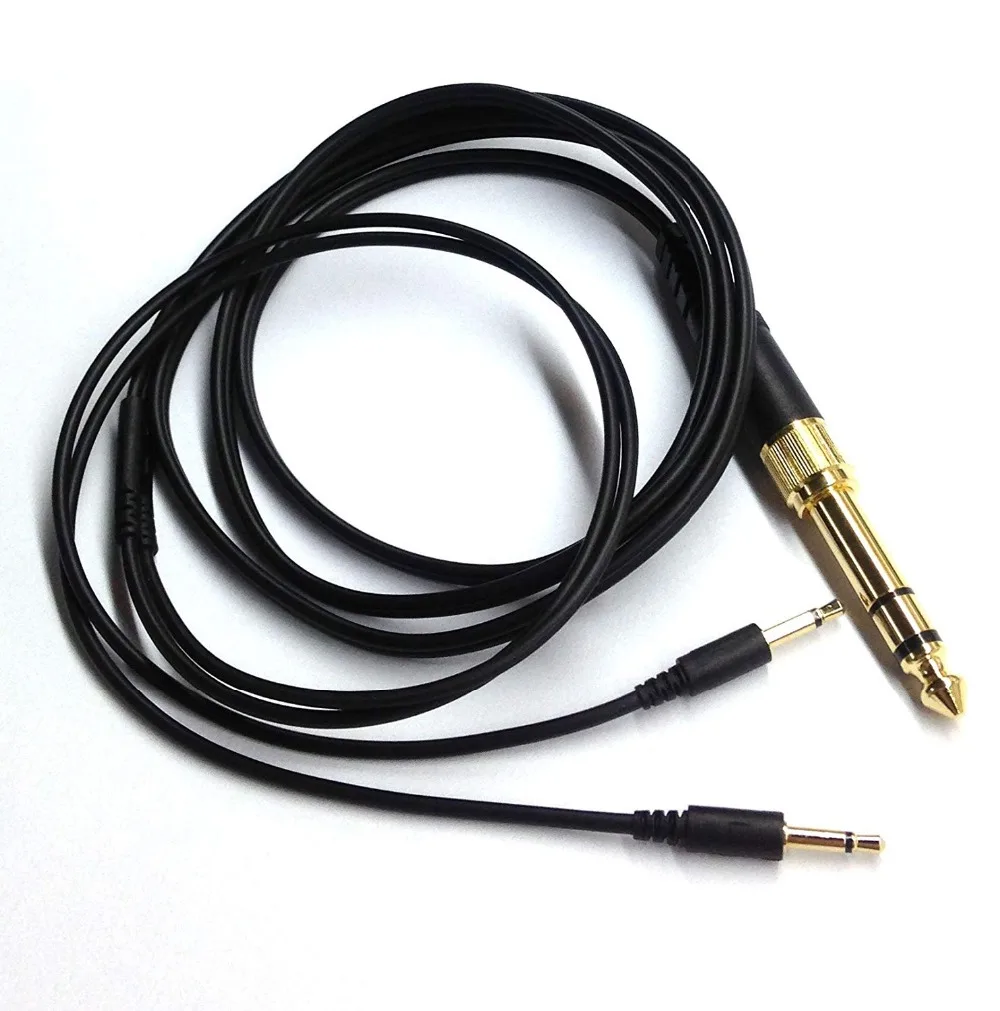 NEOMUSICIA Сменный кабель для Sennheiser HD477 HD497 HD212 pro EH250 EH350 наушники черный 1,2 м/4 фута