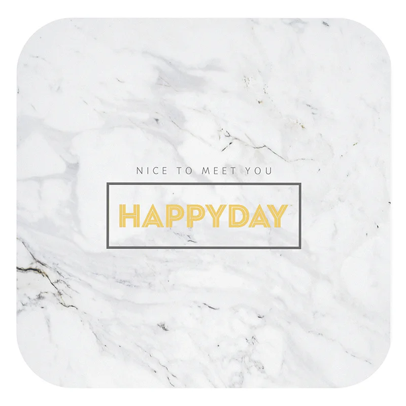 Зеленый завод Фламинго ананас диатомовые грязевые подстаканники мраморный узор