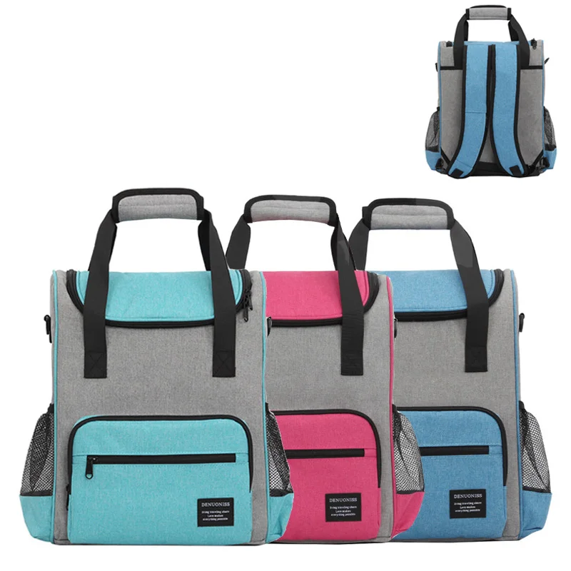 

Picnic Backpack Basket Portable Cooler Insulated Box Travel Lunch BBQ Camping Outdoor Picnic Bag Fridge Backpack