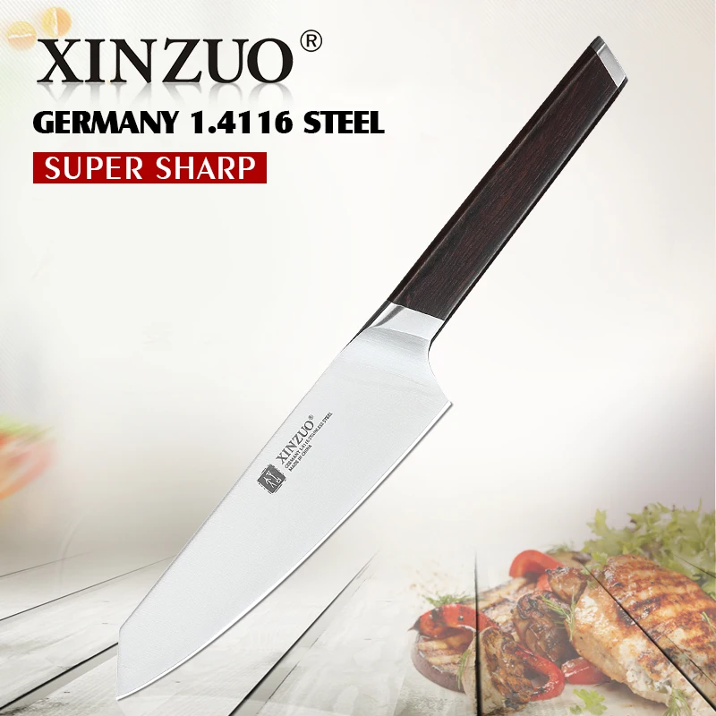 2018 XINZUO 5 &quotдюймов нож Германия 1 4116 Стальные Кухонные ножи универсальный из