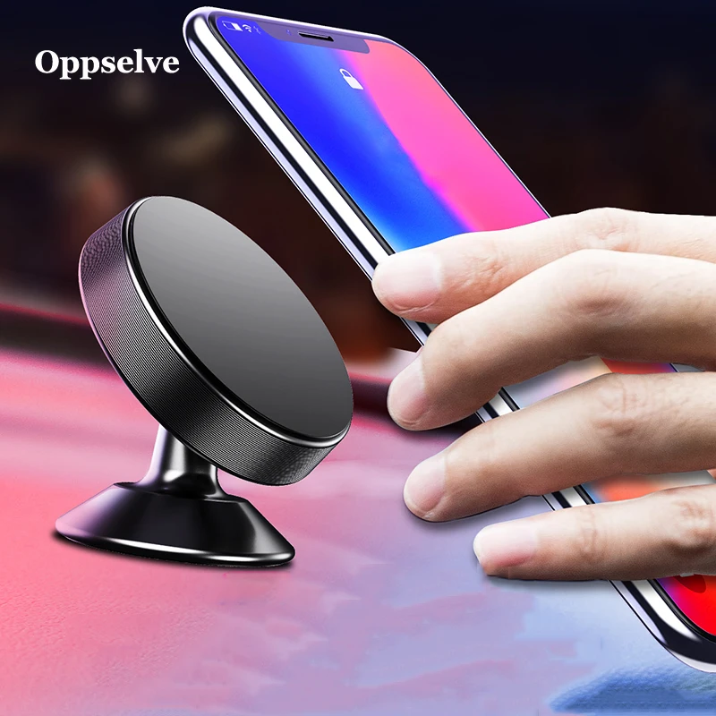 Магнитный автомобильный держатель Oppselve 3 для iphone X XS XR 8 7 Samsung S9 S8 универсальный