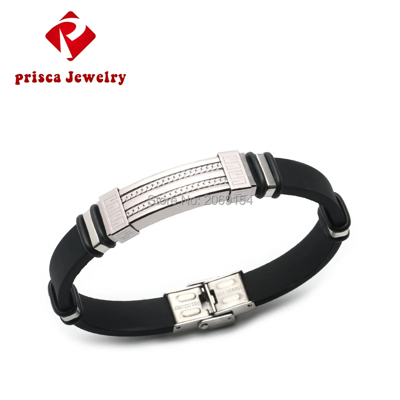 Браслет мужской из нержавеющей стали модное Ювелирное Украшение под золото