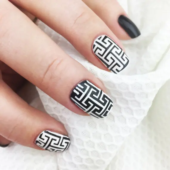 1x12 наклеек трафареты для дизайна ногтей наклейки многоразовые с необычным