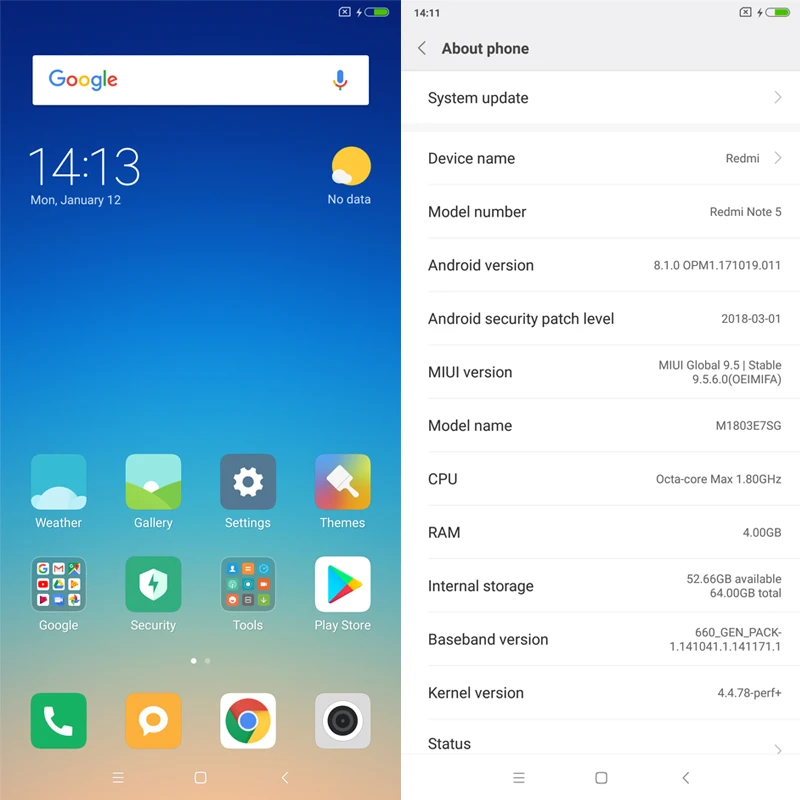 Глобальная версия Xiaomi Redmi Note 5 4 GB 64 Snapdragon 636 Octa Core 99 &quot18:9 полный экран Двойная