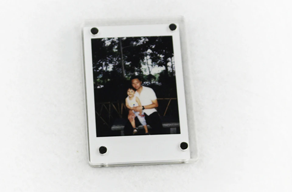 Прямая поставка, магнитная фоторамка для Fujifilm Instax Mini 9 8 3 дюймов 35 мм, акриловая пленка на холодильник, магнит для фото, рамка для фотографий