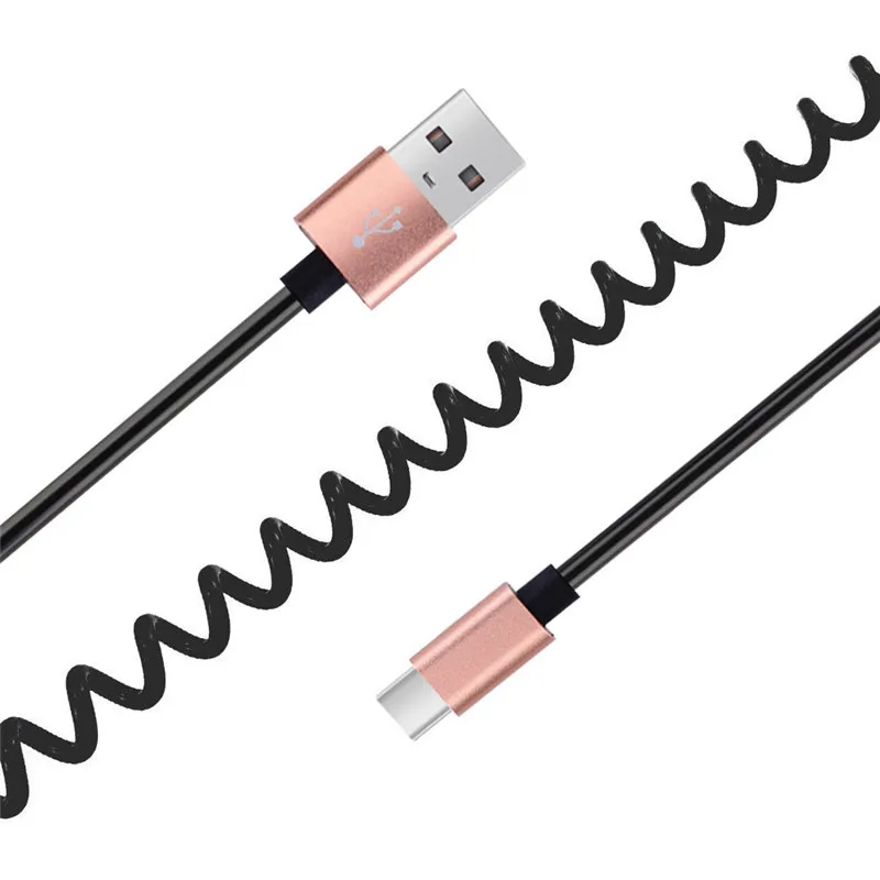 Весенний USB кабель типа C для Huawei Mate 20 RS Porsche Design/Nova 2 Plus/Maimang 7 5/P10 Selfie/Note 8