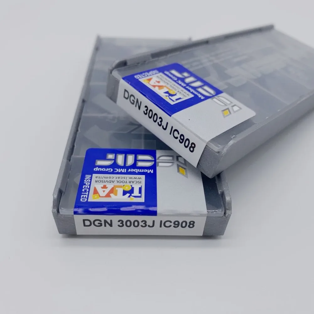 10 шт DGN3003J IC908 ЧПУ твердосплавный вставка для прорезания канавок режущего