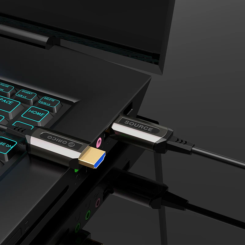 ORICO HDMI к видео кабели Позолоченные 2 0 4K 1080P 3D 18 Гбит/с адаптер провод для ТВ