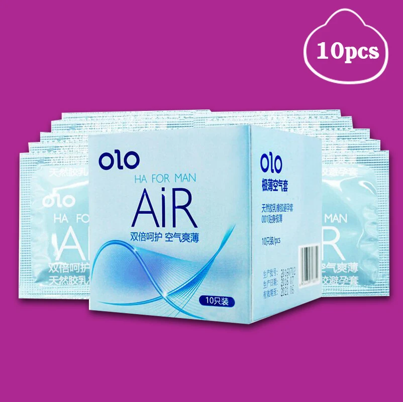 Тонкий презерватив для мужчин Zero airZero air Ультратонкий удобный подходит пениса 10