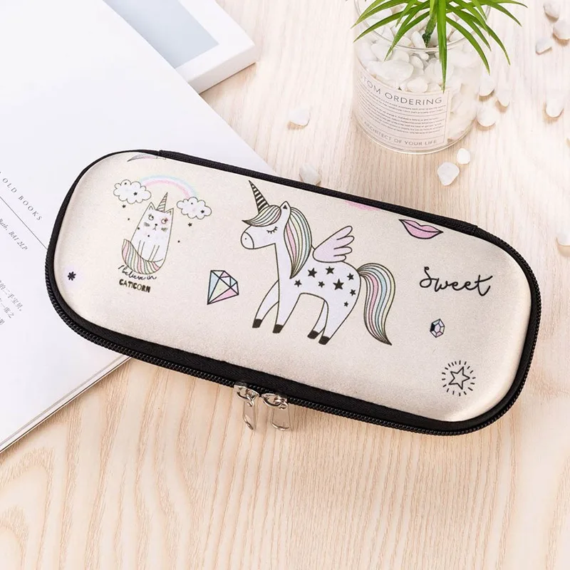 LY Пенал EVA пенал школьный Футляр Lapices Unicorn Kawaii Lapiceras Estuche Escolares Чехлы Trousse Scolaire style - Цвет: LY