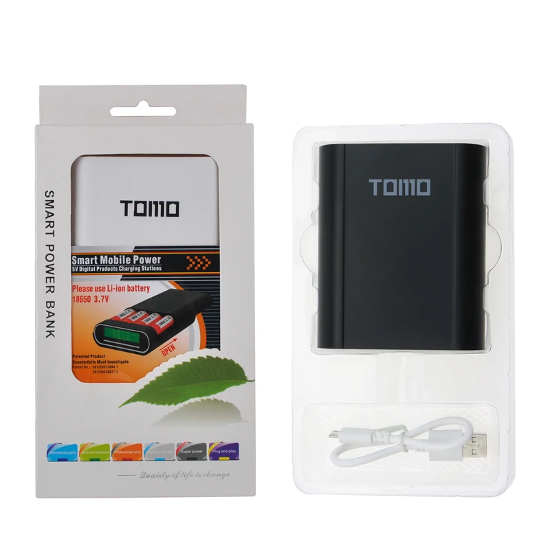 TOMO M4 18650 3 7 V литий ионный аккумулятор зарядное устройство чехол блок питания