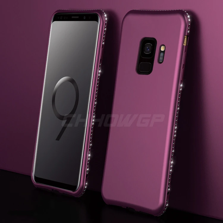 Силиконовый чехол со стразами и бриллиантами для Samsung Galaxy S8 S9 S10 Plus S7 Edge J4 J6 J8 A6 A8 2018