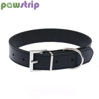 xs xl genuine leather dog collar adjustable solid color pet cat collar for small dogs chihuahua puppy neck strap pet accessories