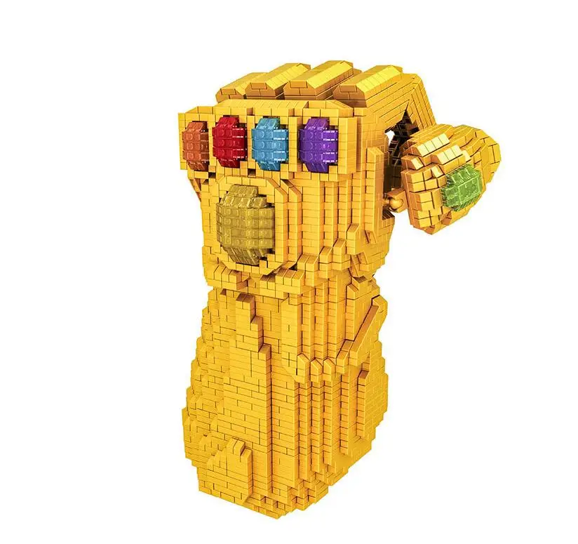 СОЗДАТЕЛЬ серии the Infinity Gauntlet модель блок строительные блоки Набор классические комиксы супер герои большие фигурки игрушки