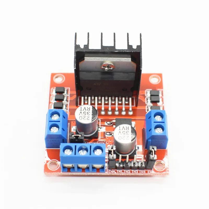 Модуль платы контроллера шагового двигателя L298N для Arduino двойной h мост