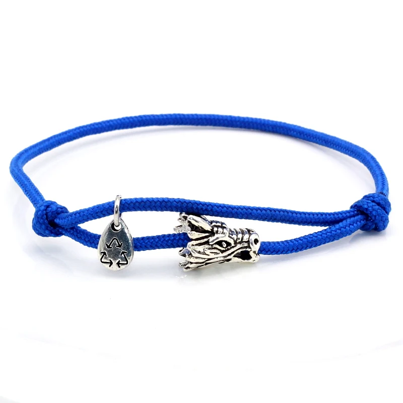 Женский и мужской браслет ювелирные изделия с изображением головы дракона